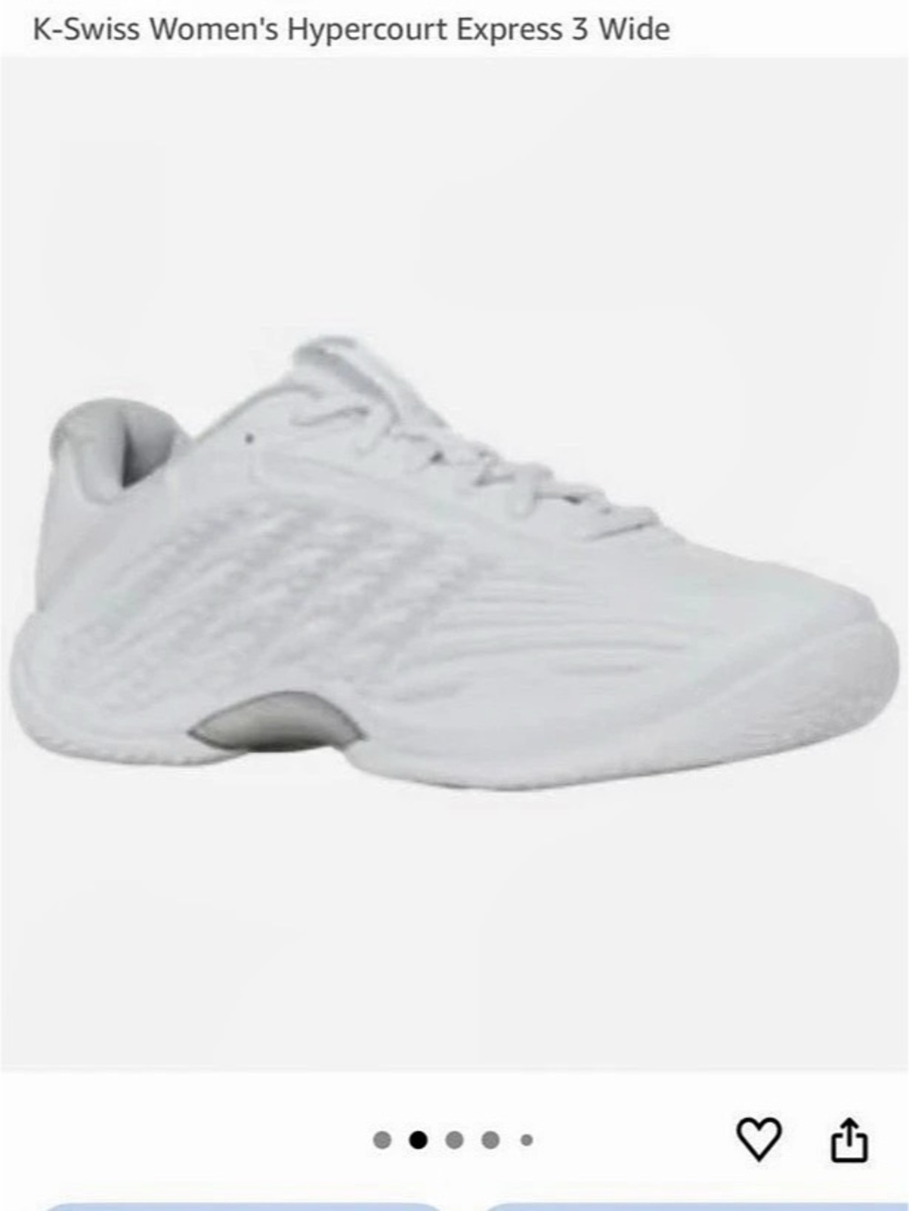 K-Swiss Hypercourt Express 3 pickle ball shoes